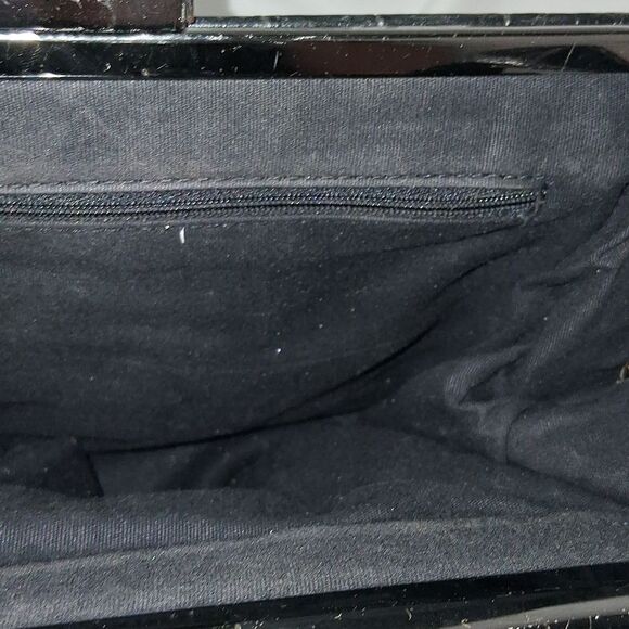 JONES NEW YORK CROC EMBOSSED LEATHER SHOULDER BAG FTL-05-149 - Picture 5 of 6